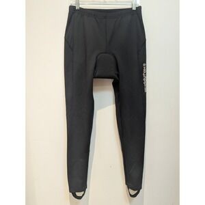 Muddyfox Women's Padded‎ Cycling Pants Stirrup Leggings Size XL Athletic Black